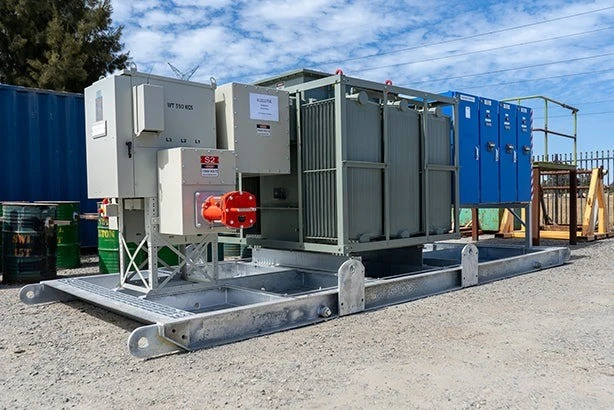 Skid-Mounted Substation on a Reinforced Steel Base Skid-Mounted Substation on a Reinforced Steel Base